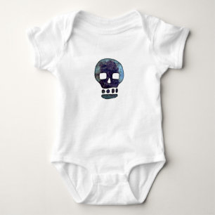 Body Para Bebê Caveira Texturizada
