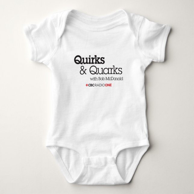 Body Para Bebê CBC Quirks & Quarks (Frente)
