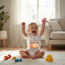 Celebração de 1º Aniversário da Adorável Pequena A