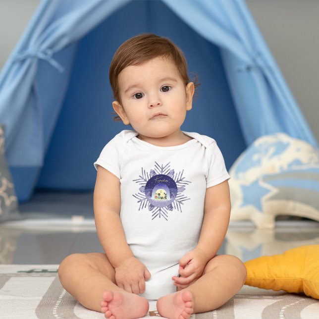 Body Para Bebê Celebração de Neve de Edo-Neko (Criador carregado)