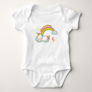 Body Para Bebê Celebração mágica de 5º aniversário