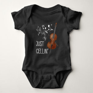 Body Para Bebê Cello String Instrumento Cellist Humor violoncello