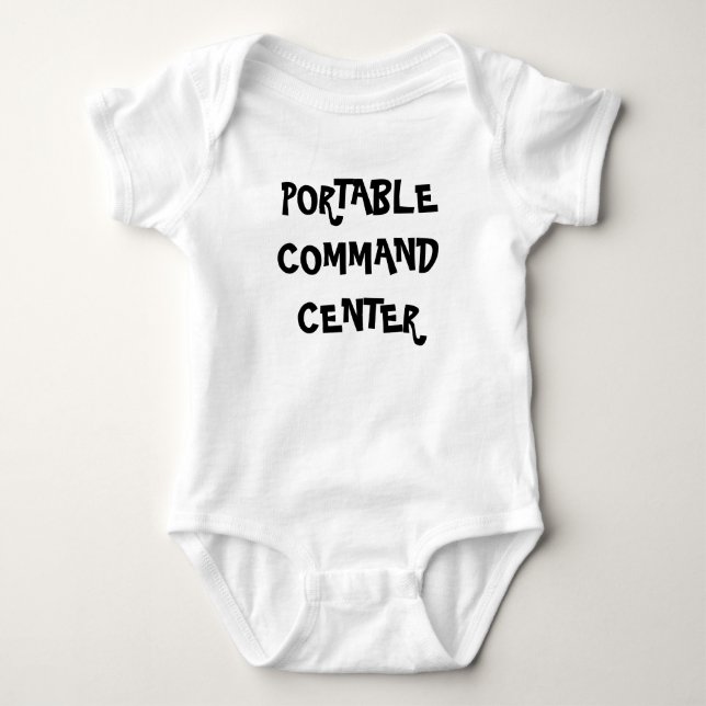 Body Para Bebê Centro de comando portátil (Frente)