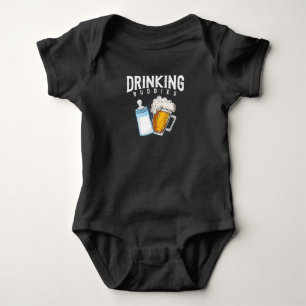 Body Para Bebê Cerveja de novo papai e Piada de leite