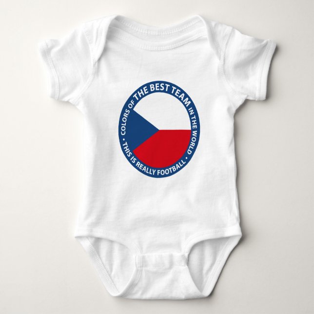 Body Para Bebê Československo shield (Frente)