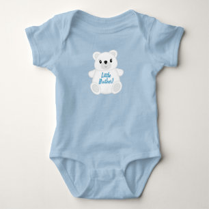 Body Para Bebê Chá de Bebê de Urso Polar