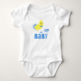 Body Para Bebê Chá de Bebê Menino Franguinho Pronto Para Chocar