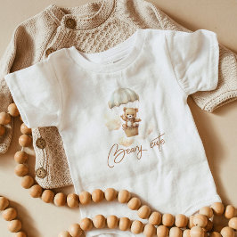 Body Para Bebê Chá de fraldas bonitinho de ursinho