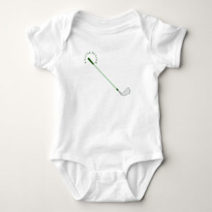 Body Para Bebê Chá de fraldas de Golfe Moderno