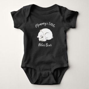 Body Para Bebê Chá de fraldas de inverno do Urso Polar