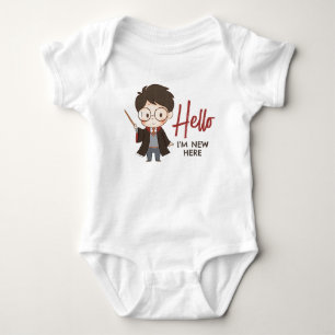 Body Para Bebê Chá de fraldas Harry Potter simples