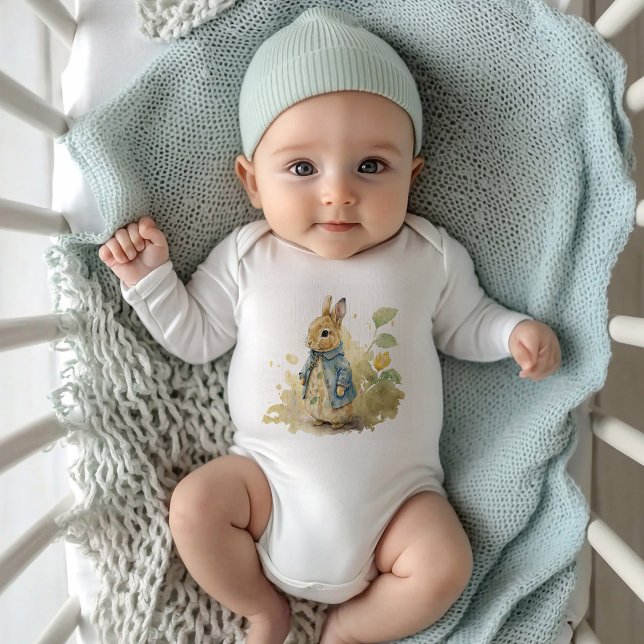 Body Para Bebê Chá de fraldas Peter Rabbit (Criador carregado)