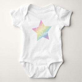 Body Para Bebê Chá de fraldas Rainbow Star