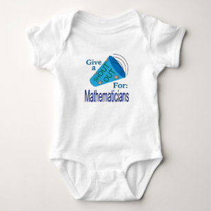 Body Para Bebê Chamado para Matemáticos