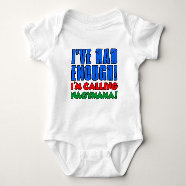 Body Para Bebê Chamar Nagymama (Frente)
