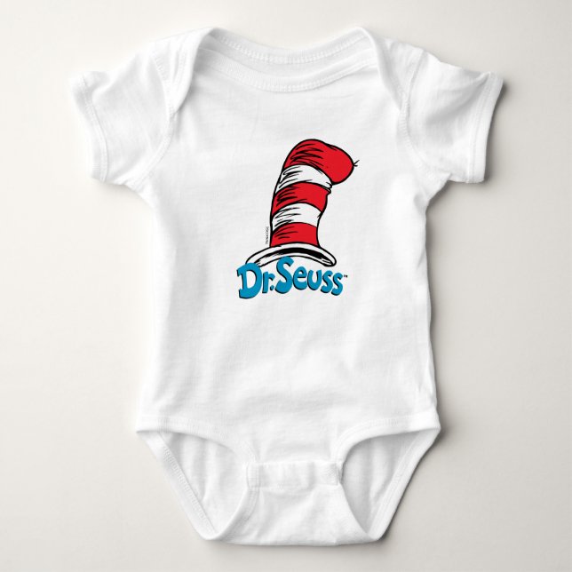 Body Para Bebê Chapéu do Dr. Seuss Logo (Frente)