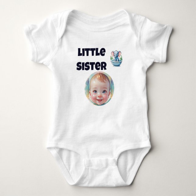 Body Para Bebê Chás de fraldas (Frente)