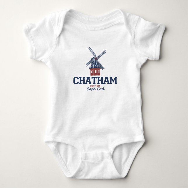 Body Para Bebê Chatham - bacalhau de cabo (Frente)