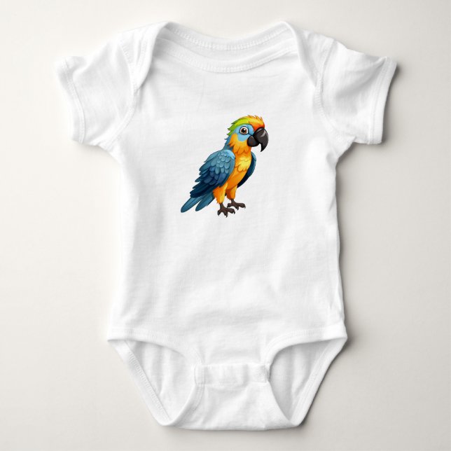 Body Para Bebê Cheery Parrot (Frente)