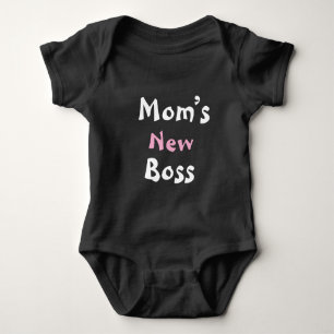 Body Para Bebê Chefe Nova da Mamãe