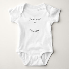 Body Para Bebê Cheguei! Macacão Uma Peça Para Emma