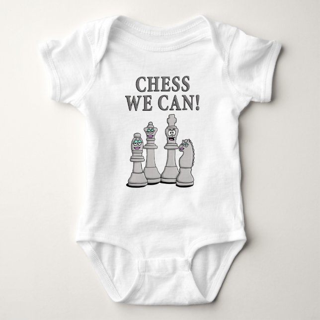 Body Para Bebê Chess we can (Frente)