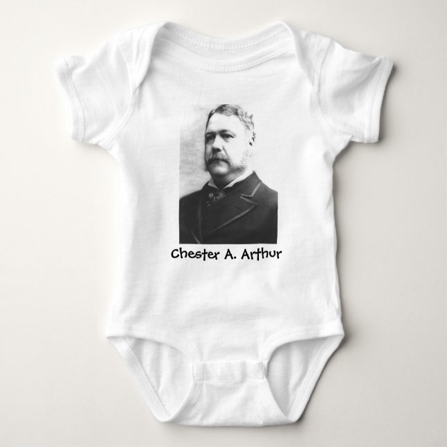 Body Para Bebê Chester A. Arthur 21 (Frente)