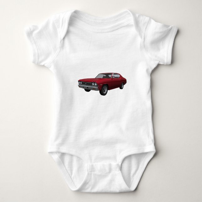 Body Para Bebê Chevelle 1968 SS: Os doces Apple terminam (Frente)