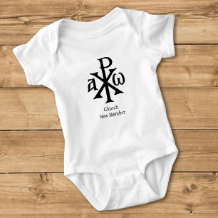 Body Para Bebê Chi Rho Christograma