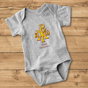 Body Para Bebê Chi Rho Christograma