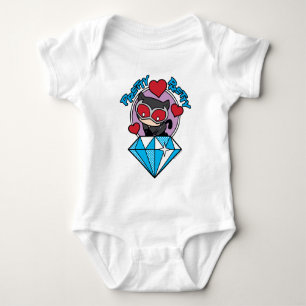 Body Para Bebê Chibi CatWomen Sentada Em Alto Diamante