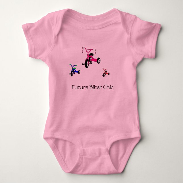 Body Para Bebê Chic Futuro Biker (Frente)