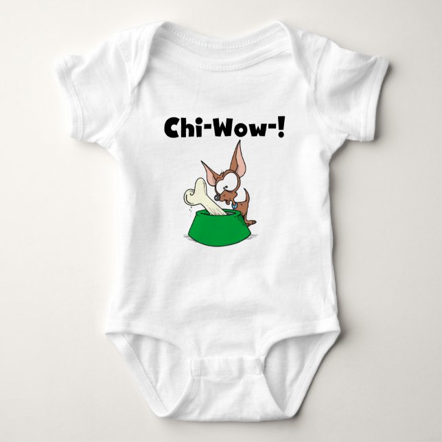 Body Para Bebê Chihuhua Chi-Wow T-shirts e presentes (Frente)