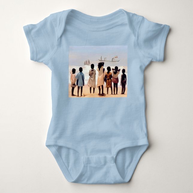 Body Para Bebê Children of Ghana - Artist - Shelia Turner (Frente)