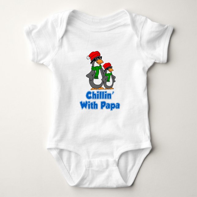 Body Para Bebê Chillin com Papa (Frente)