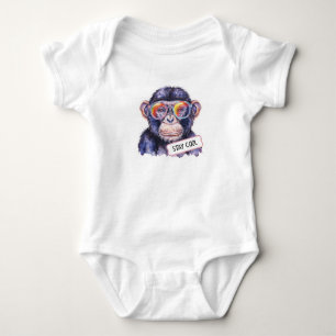 Body Para Bebê Chimp legal