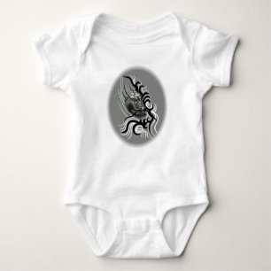 Body Para Bebê China-Drache em Estilo de Tatuagem