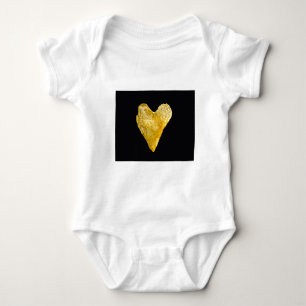 Body Para Bebê Chip De Batata Em Forma De Coração