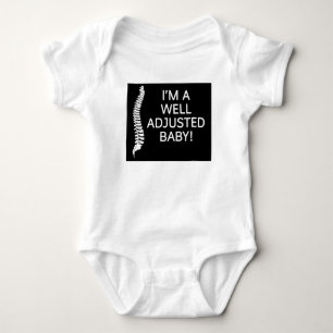 Body Para Bebê chiropractor eu sou um bebê bem ajustado
