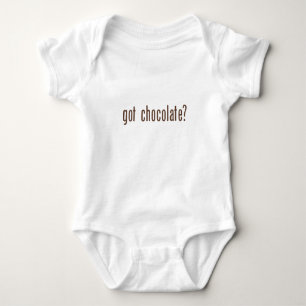 Body Para Bebê chocolate obtido?