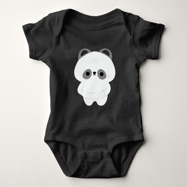 Body Para Bebê Chonky Panda (Frente)