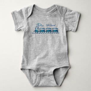 Body Para Bebê Choo Choo Train Baby Bodysuit