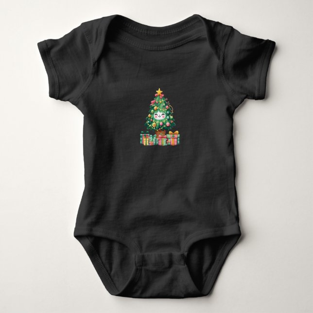 Body Para Bebê chrismas bayby bodysuit unisex (Frente)