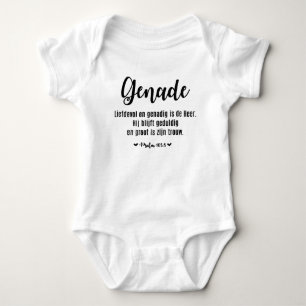 Body Para Bebê Christelijke Baby Romper - Genade