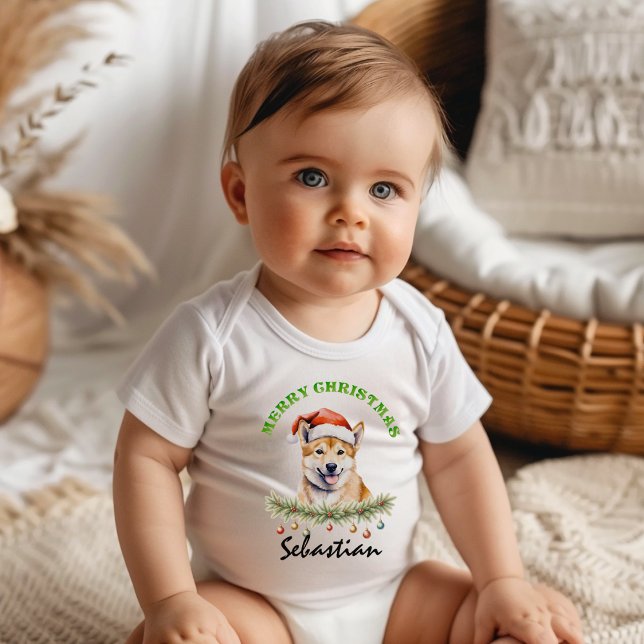 Body Para Bebê Christmas Oz Animals Dingo Family Matching (Criador carregado)