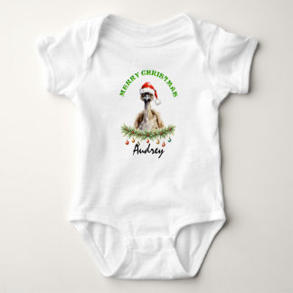 Body Para Bebê Christmas Oz Animals Emu Family Matching