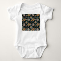 Chrysanthemum Black Background, Floral Vintage.