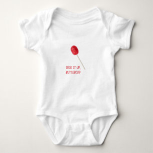 Body Para Bebê Chupa-o Butterglass com Red Lollipop