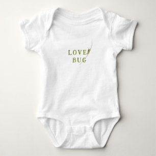 Body Para Bebê Chuva de Amor de Gafanhoto Chá de Bebê Botânico 