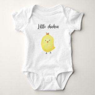 Body Para Bebê Chuva de Bebê Frango Fofo